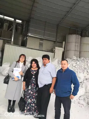 Peruvian customer visiting Cronus machinery