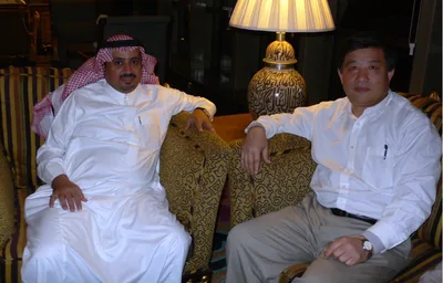 Saudi customer visit for grinding equipment discussion