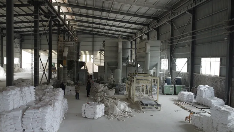 Grinding mill fabrication area